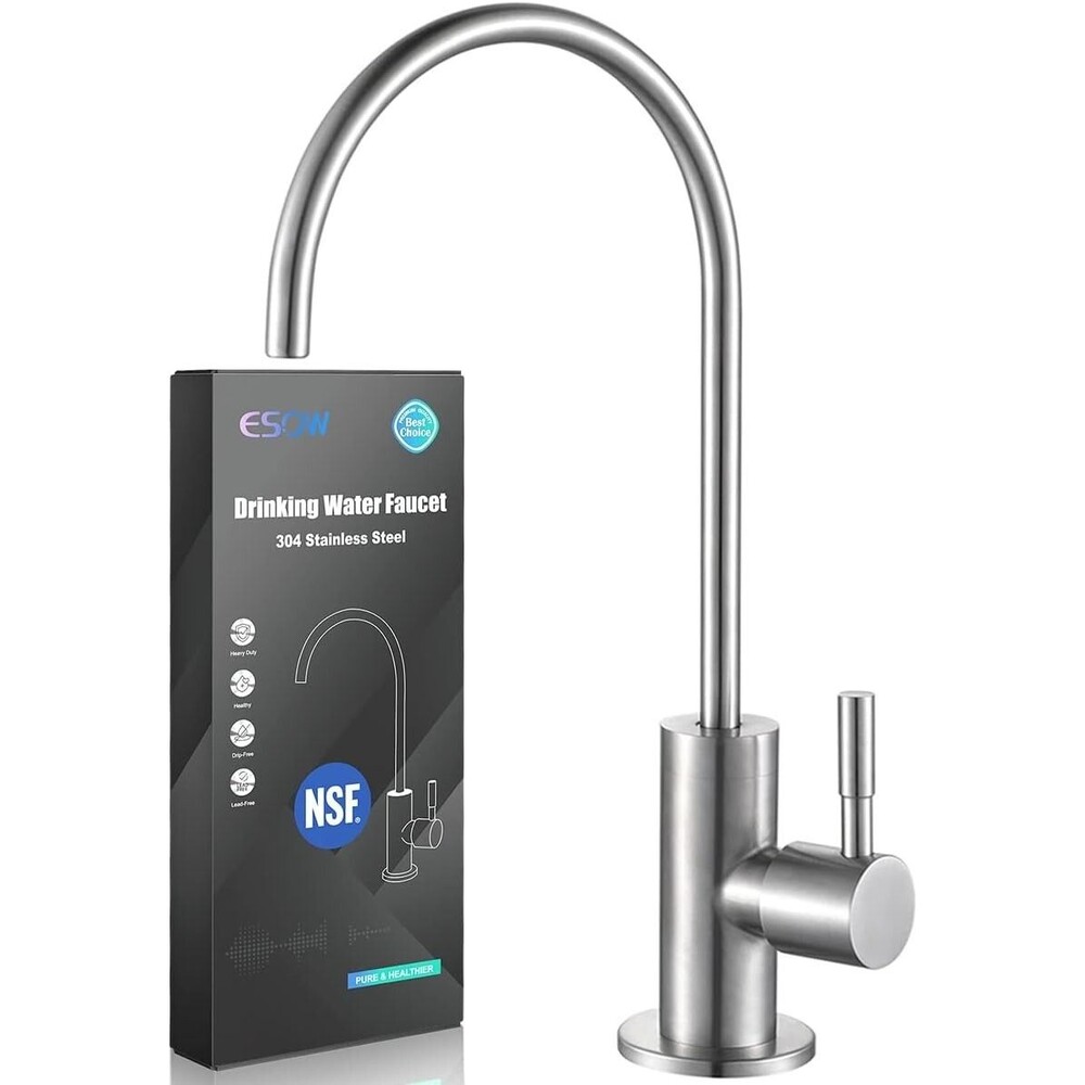 Drinking Water Faucet Lead-Free Water Filter Faucet Non-Air Gap, SUS304 Brushed